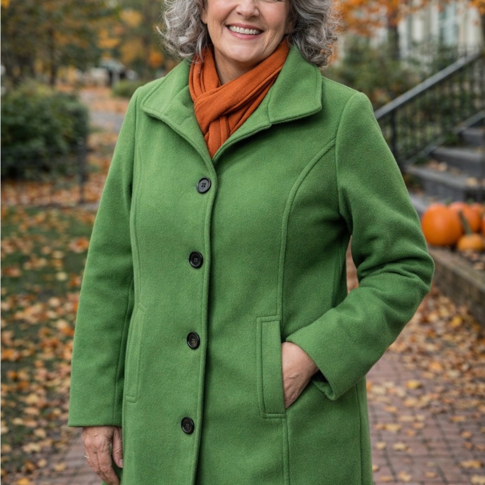 Green Women's Coat
